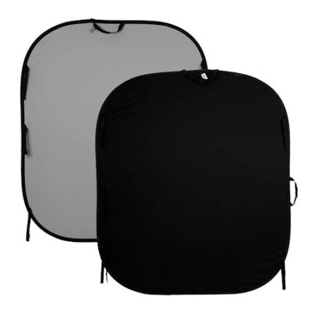 Manfrotto Lastolite LL LB56GB - dwustronne tło składane, 150 x 180 cm, Black/Grey_Tło z obu stron_2